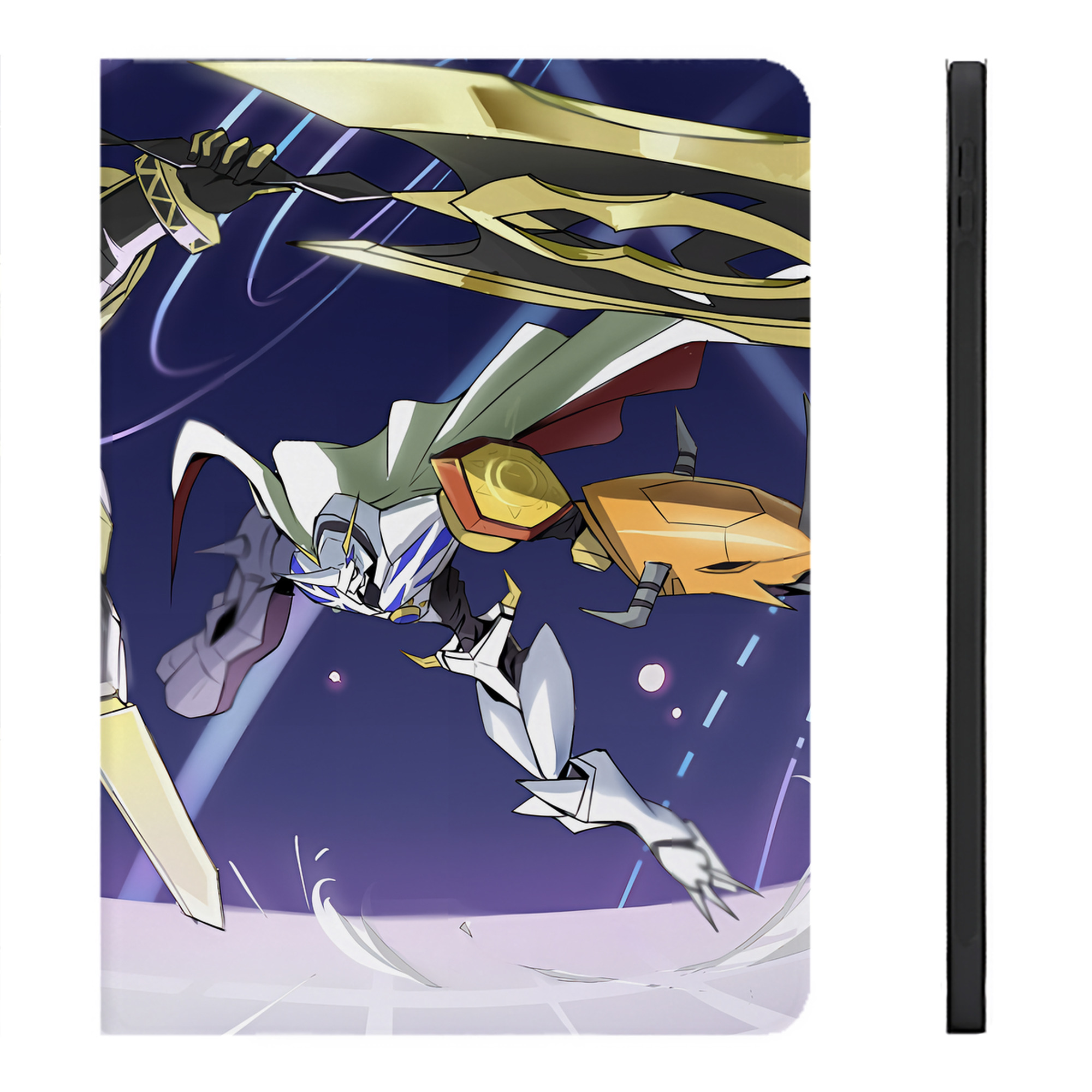 （画像用） Digimon デジタルモンスター/デジモン IPadケース ペンホルダー付き ブックスタイルデザイン
